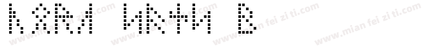 Core Sans B 35字体转换